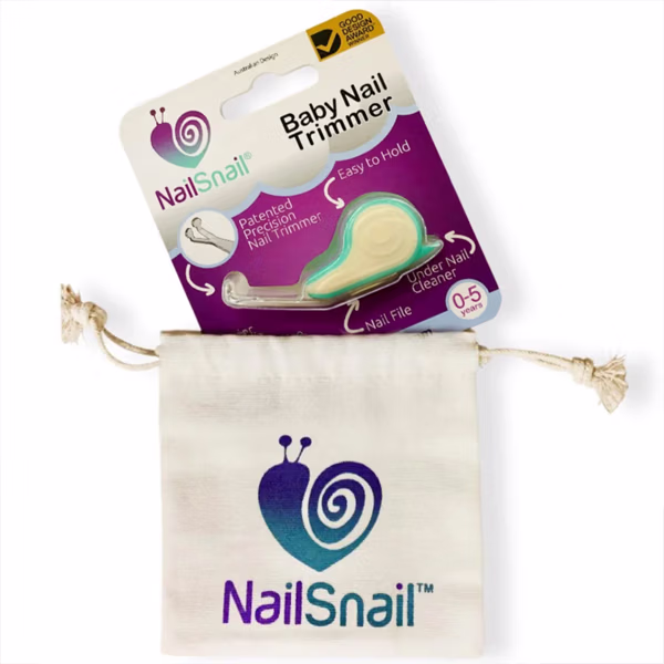 Nail Snail Baby Nail Trimmer - Turquoise Blue