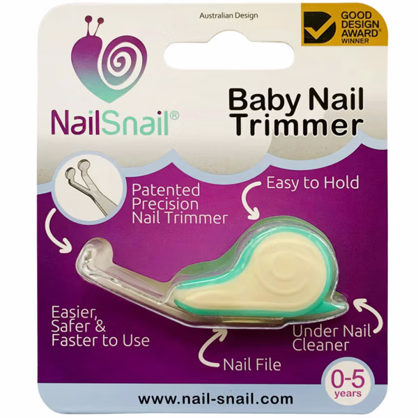 Nail Snail Baby Nail Trimmer - Turquoise Blue