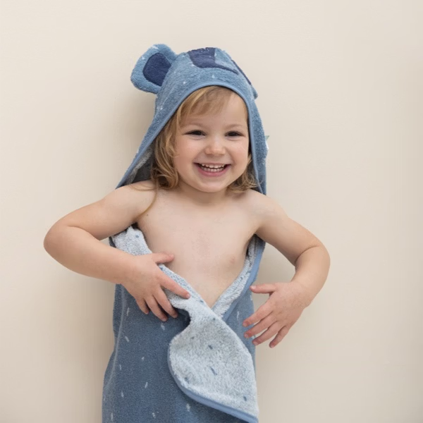 Hooded towel | 75x75cm - Mrs. Elephant